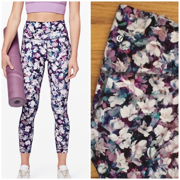 lululemon athletica Pants - Lululemon Align Utopia Multi Floral 25”